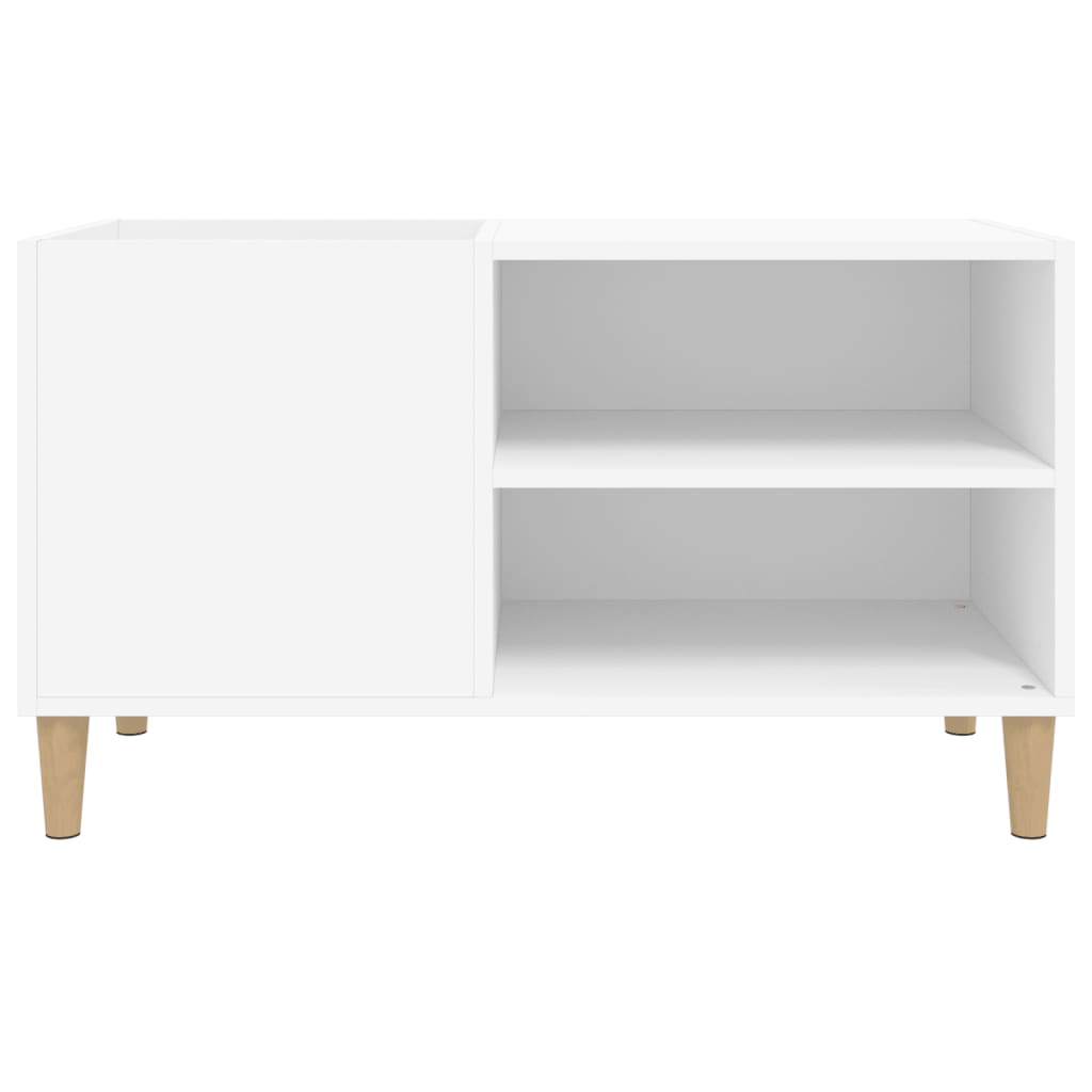 vidaXL Plattenschrank Weiß 84,5x38x48 cm Holzwerkstoff
