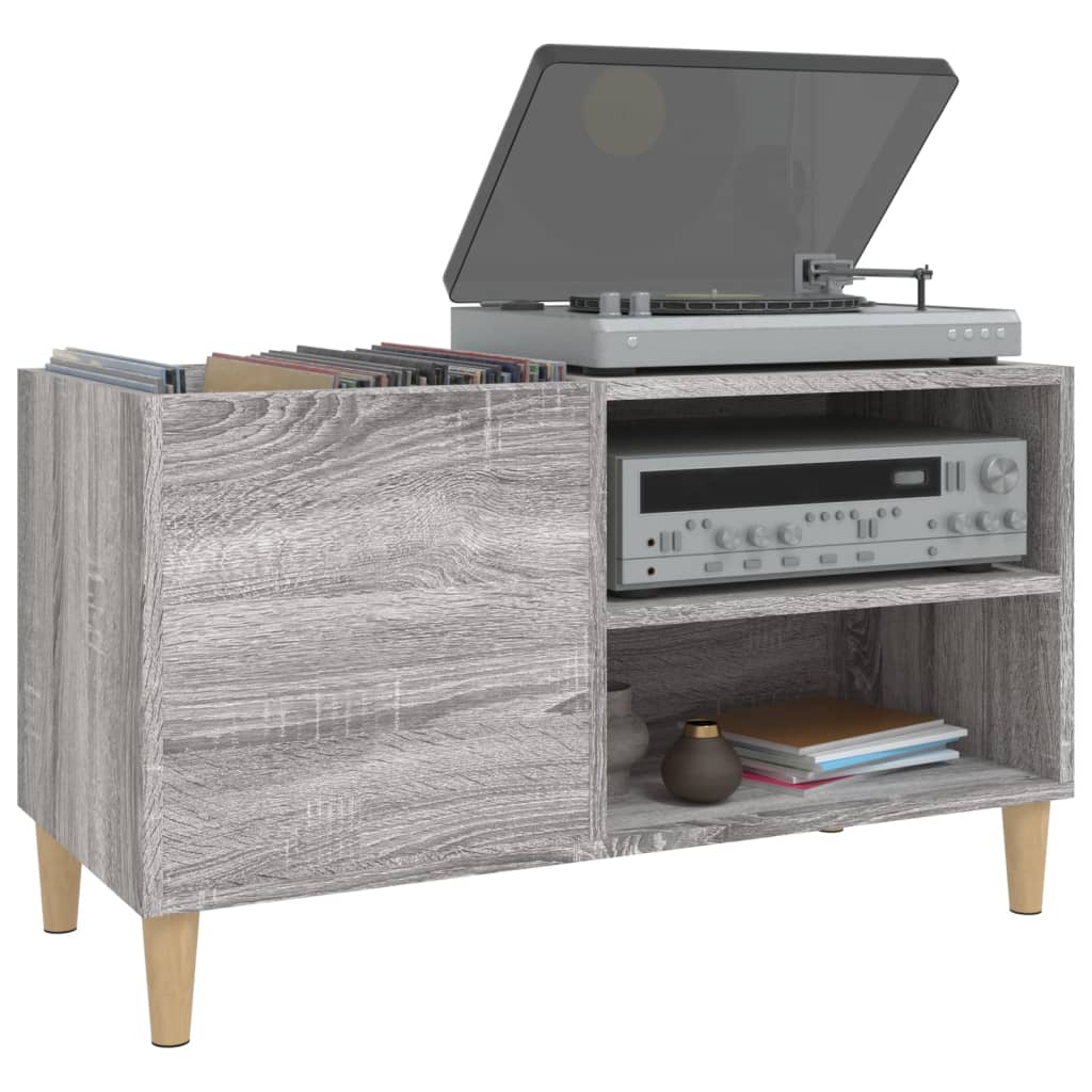 vidaXL Plattenschrank Grau Sonoma 84,5x38x48 cm Holzwerkstoff