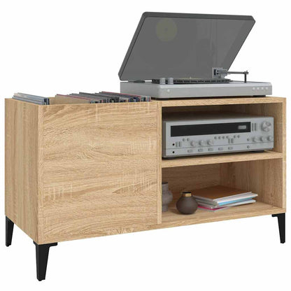 vidaXL Plattenschrank Sonoma-Eiche 84,5x38x48 cm Holzwerkstoff
