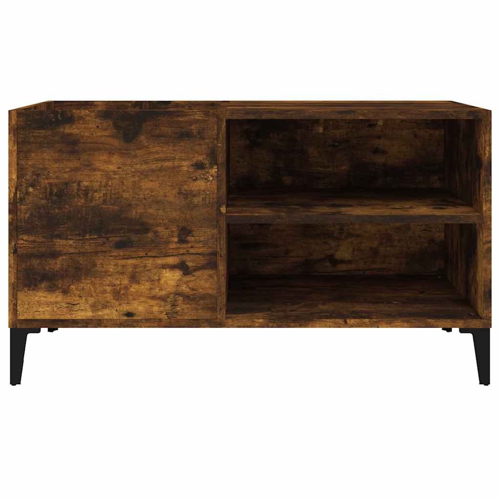 vidaXL Plattenschrank Räuchereiche 84,5x38x48 cm Holzwerkstoff
