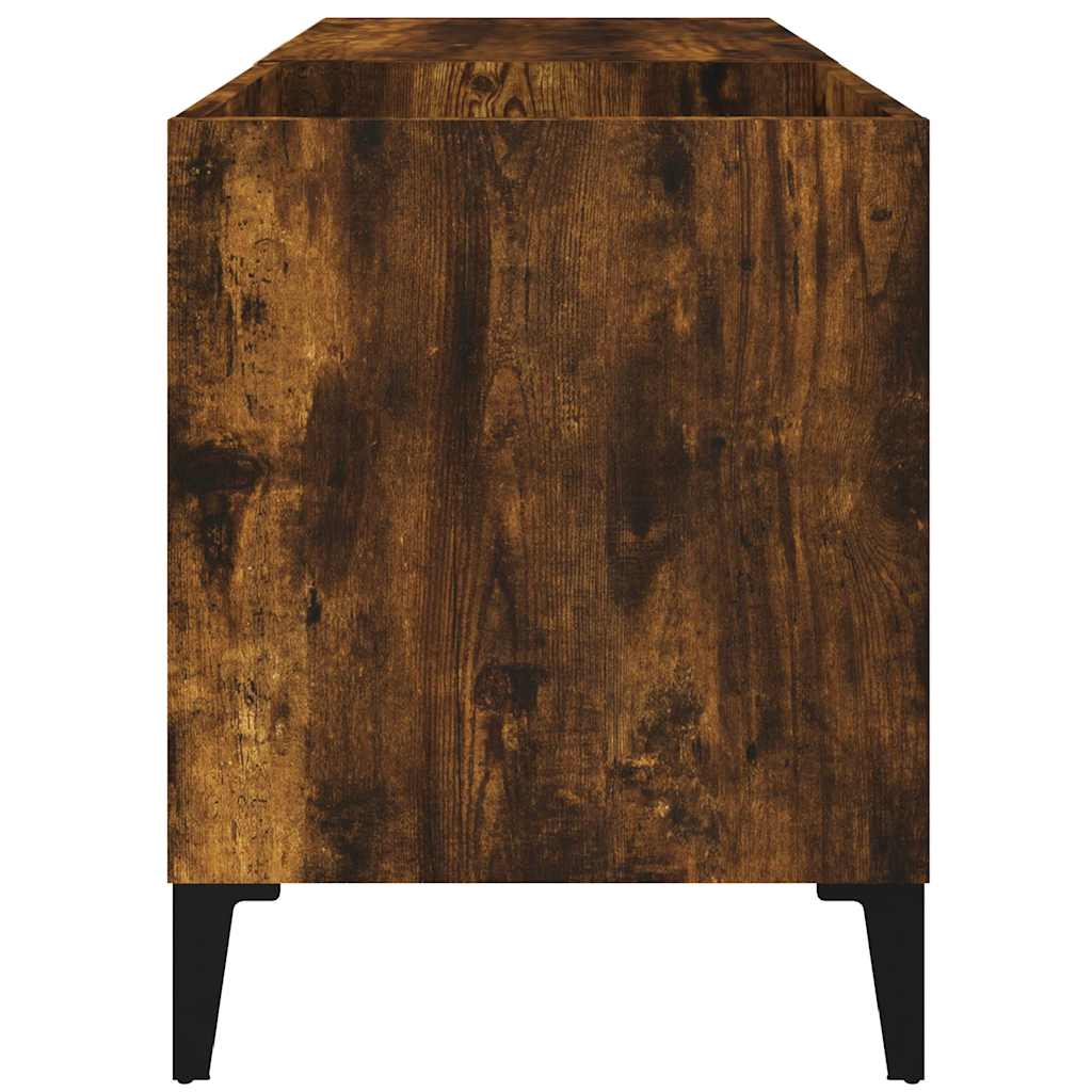 vidaXL Plattenschrank Räuchereiche 84,5x38x48 cm Holzwerkstoff