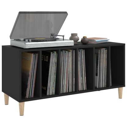 vidaXL Plattenschrank Schwarz 100x38x48 cm Holzwerkstoff
