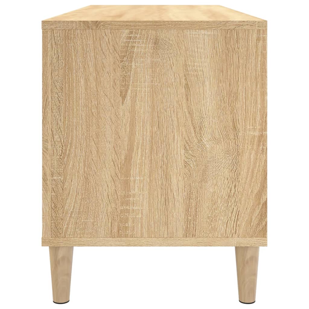 vidaXL Plattenschrank Sonoma-Eiche 100x38x48 cm Holzwerkstoff