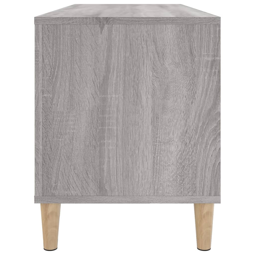 vidaXL Plattenschrank Grau Sonoma-Eiche 100x38x48 cm Holzwerkstoff