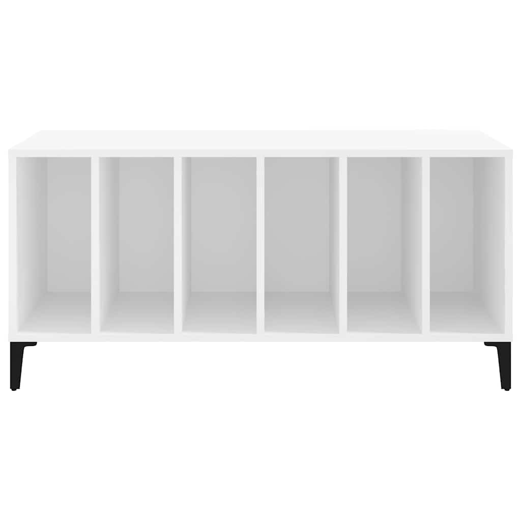 vidaXL Plattenschrank Weiß 100x38x48 cm Holzwerkstoff