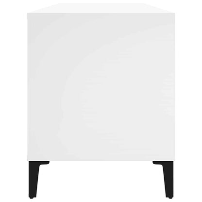 vidaXL Plattenschrank Weiß 100x38x48 cm Holzwerkstoff