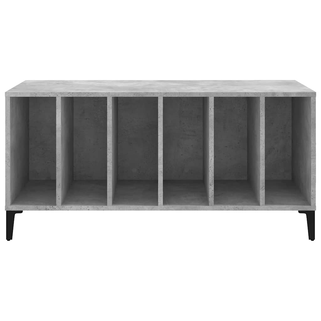 vidaXL Plattenschrank Betongrau 100x38x48 cm Holzwerkstoff