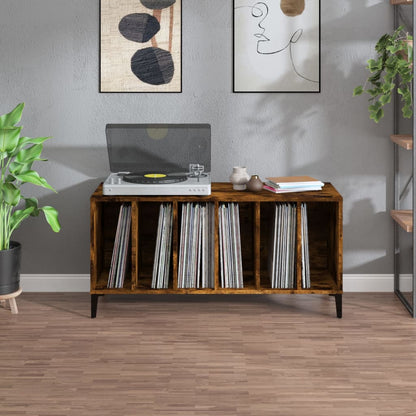 vidaXL Plattenschrank Räuchereiche 100x38x48 cm Holzwerkstoff