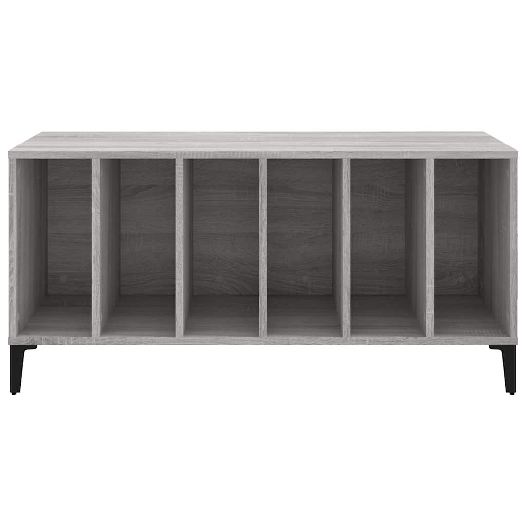 vidaXL Plattenschrank Grau Sonoma 100x38x48 cm Holzwerkstoff