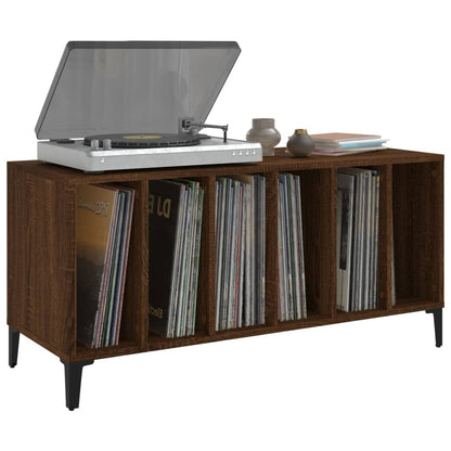 vidaXL Plattenschrank Braun Eichen-Optik 100x38x48 cm Holzwerkstoff