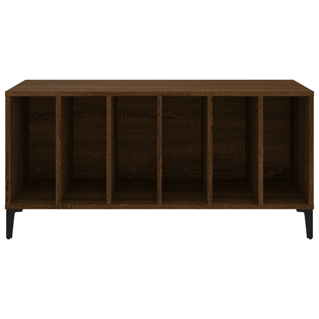 vidaXL Plattenschrank Braun Eichen-Optik 100x38x48 cm Holzwerkstoff