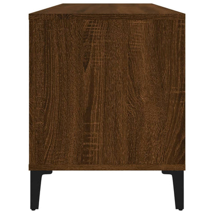 vidaXL Plattenschrank Braun Eichen-Optik 100x38x48 cm Holzwerkstoff