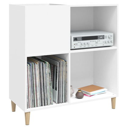 vidaXL Plattenschrank Weiß 84,5x38x89 cm Holzwerkstoff