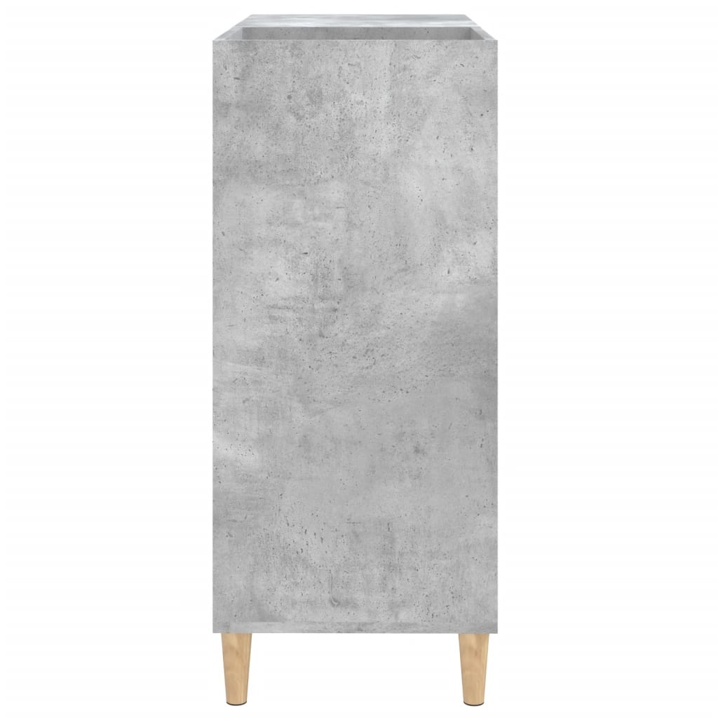 vidaXL Plattenschrank Betongrau 84,5x38x89 cm Holzwerkstoff