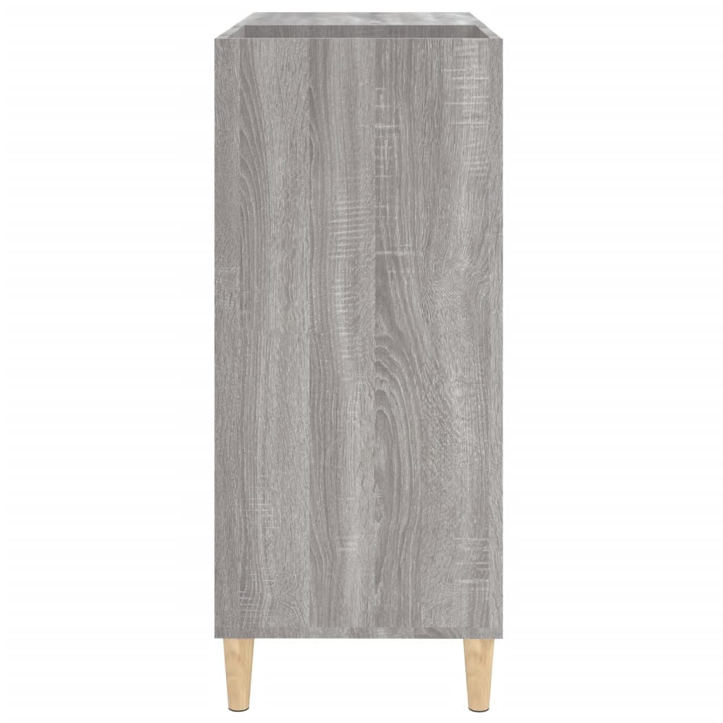 vidaXL Plattenschrank Grau Sonoma 84,5x38x89 cm Holzwerkstoff