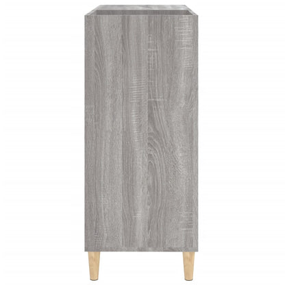 vidaXL Plattenschrank Grau Sonoma 84,5x38x89 cm Holzwerkstoff