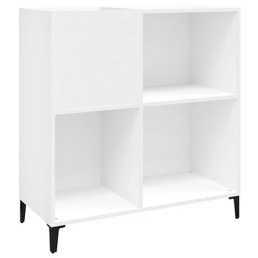 vidaXL Plattenschrank Weiß 84,5x38x89 cm Holzwerkstoff