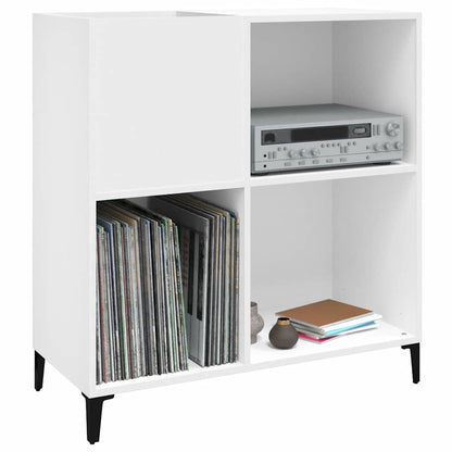 vidaXL Plattenschrank Weiß 84,5x38x89 cm Holzwerkstoff