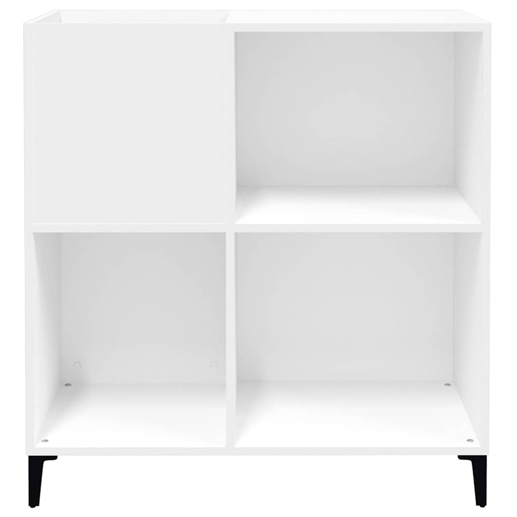 vidaXL Plattenschrank Weiß 84,5x38x89 cm Holzwerkstoff