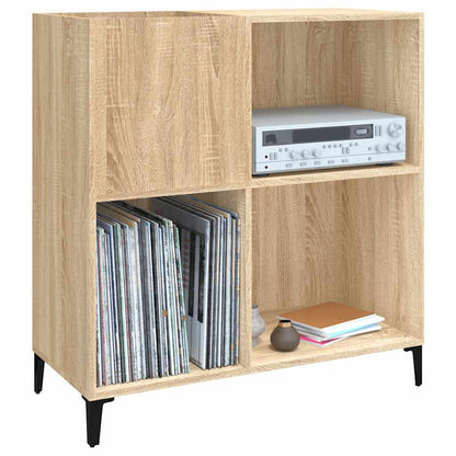 vidaXL Plattenschrank Sonoma-Eiche 84,5x38x89 cm Holzwerkstoff