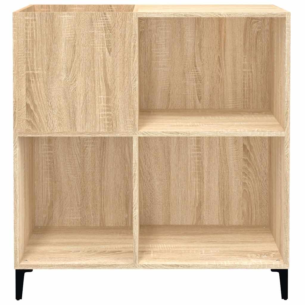 vidaXL Plattenschrank Sonoma-Eiche 84,5x38x89 cm Holzwerkstoff
