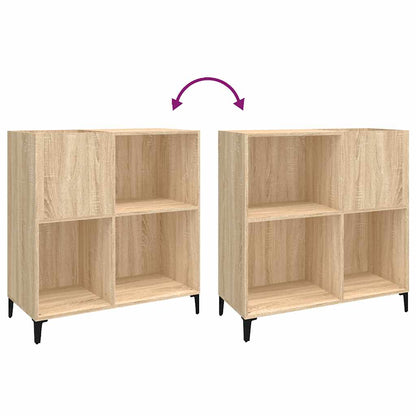 vidaXL Plattenschrank Sonoma-Eiche 84,5x38x89 cm Holzwerkstoff