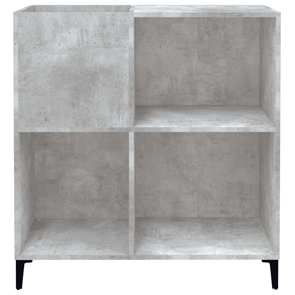 vidaXL Plattenschrank Betongrau 84,5x38x89 cm Holzwerkstoff