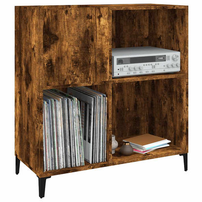 vidaXL Plattenschrank Räuchereiche 84,5x38x89 cm Holzwerkstoff