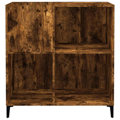 vidaXL Plattenschrank Räuchereiche 84,5x38x89 cm Holzwerkstoff