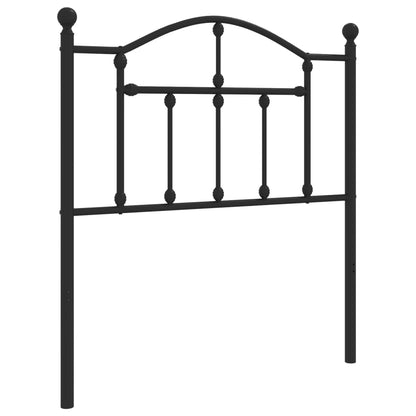 vidaXL Ersatz-Kopfteil Metall Schwarz 80 cm