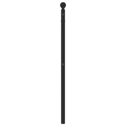 vidaXL Ersatz-Kopfteil Metall Schwarz 80 cm