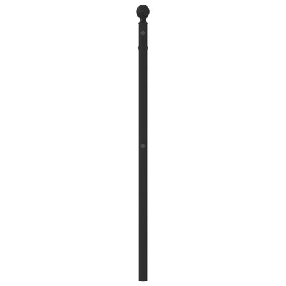 vidaXL Ersatz-Kopfteil Metall Schwarz 90 cm