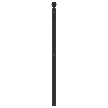 vidaXL Ersatz-Kopfteil Metall Schwarz 100 cm