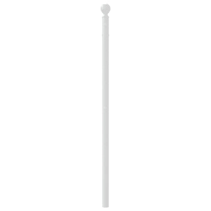 vidaXL Ersatz-Kopfteil Metall Weiß 90 cm