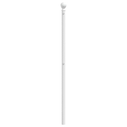 vidaXL Ersatz-Kopfteil Metall Weiß 135 cm