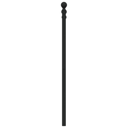 vidaXL Ersatz-Kopfteil Metall Schwarz 75 cm