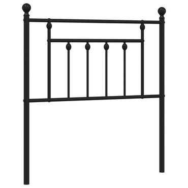 vidaXL Ersatz-Kopfteil Metall Schwarz 80 cm