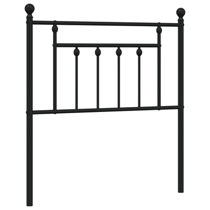 vidaXL Ersatz-Kopfteil Metall Schwarz 80 cm