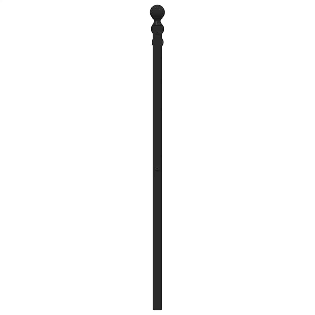 vidaXL Ersatz-Kopfteil Metall Schwarz 193 cm