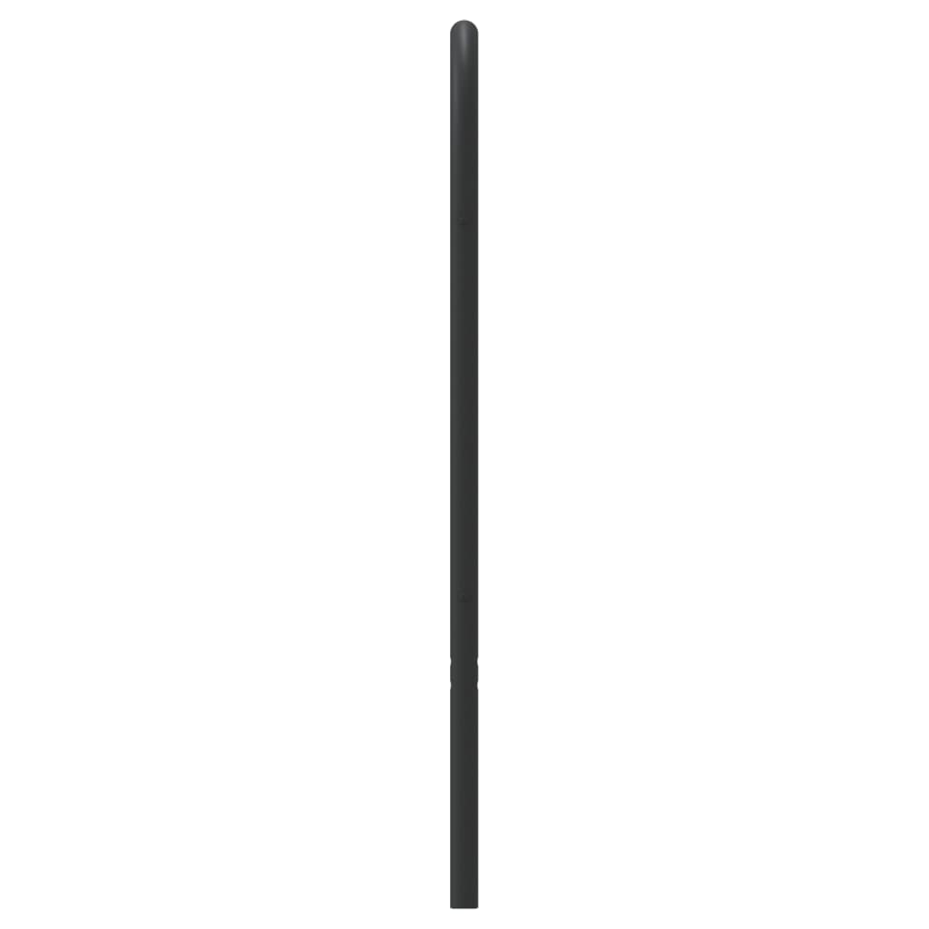 vidaXL Ersatz-Kopfteil Metall Schwarz 75 cm