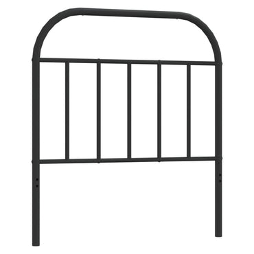 vidaXL Ersatz-Kopfteil Metall Schwarz 80 cm