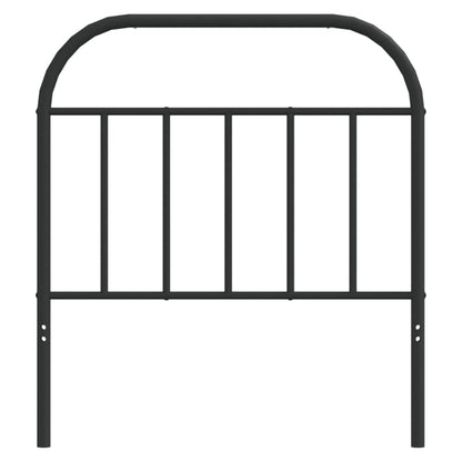 vidaXL Ersatz-Kopfteil Metall Schwarz 80 cm