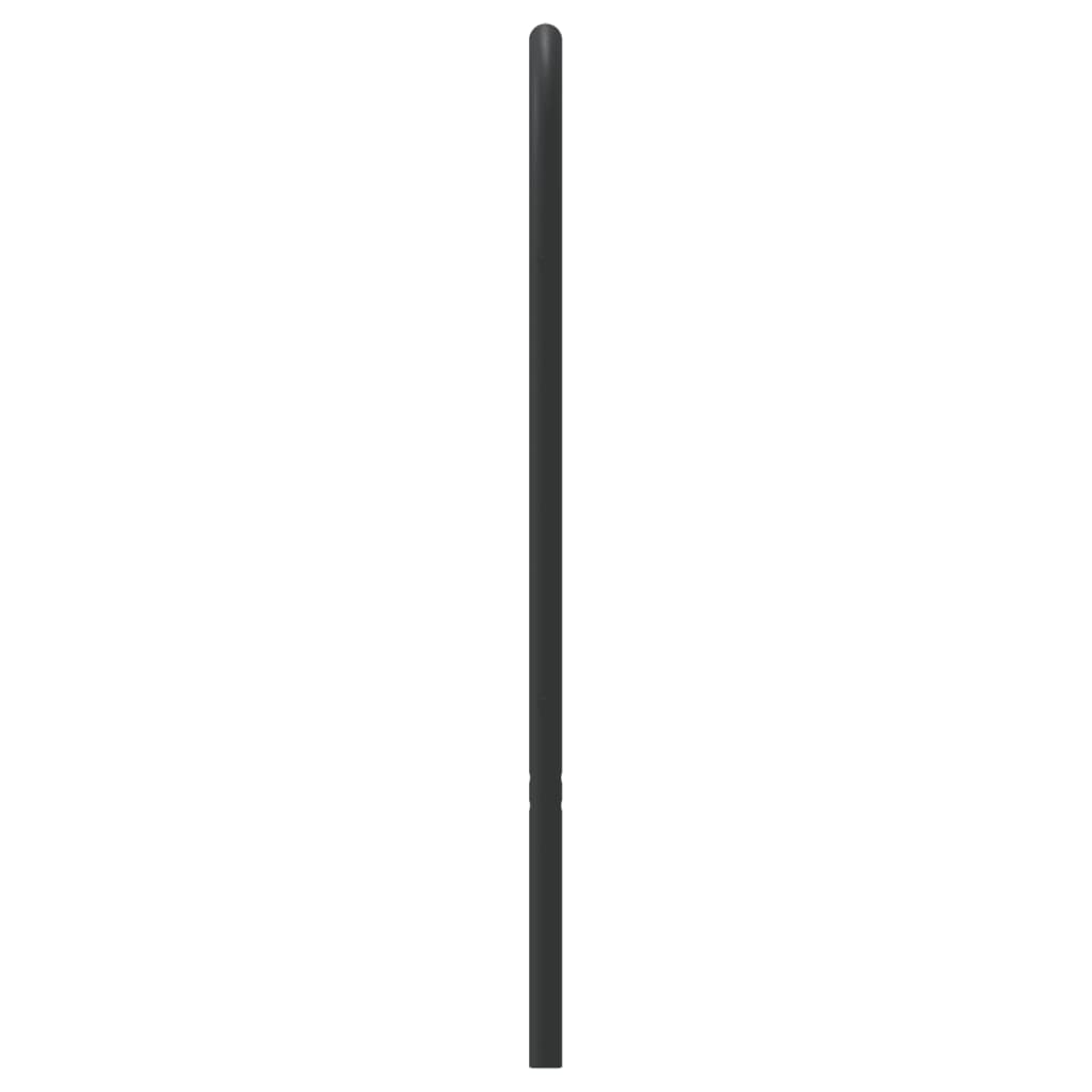 vidaXL Ersatz-Kopfteil Metall Schwarz 80 cm