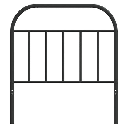 vidaXL Ersatz-Kopfteil Metall Schwarz 90 cm