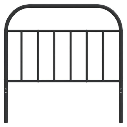 vidaXL Ersatz-Kopfteil Metall Schwarz 107 cm