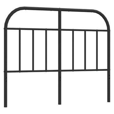 vidaXL Ersatz-Kopfteil Metall Schwarz 120 cm
