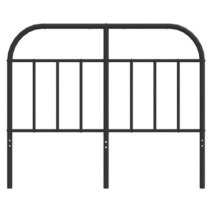 vidaXL Ersatz-Kopfteil Metall Schwarz 120 cm