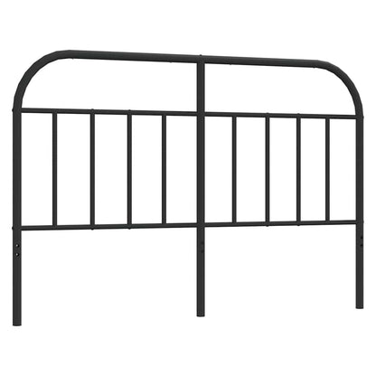 vidaXL Ersatz-Kopfteil Metall Schwarz 135 cm