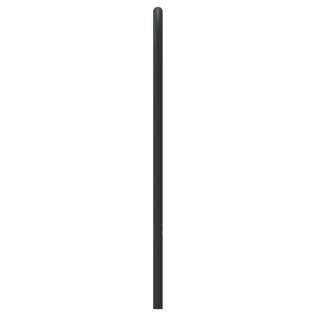 vidaXL Ersatz-Kopfteil Metall Schwarz 135 cm