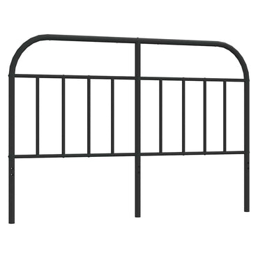 vidaXL Ersatz-Kopfteil Metall Schwarz 140 cm